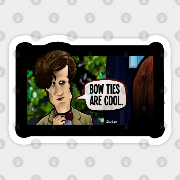 Bow Ties Are Cool Sticker by binarygod